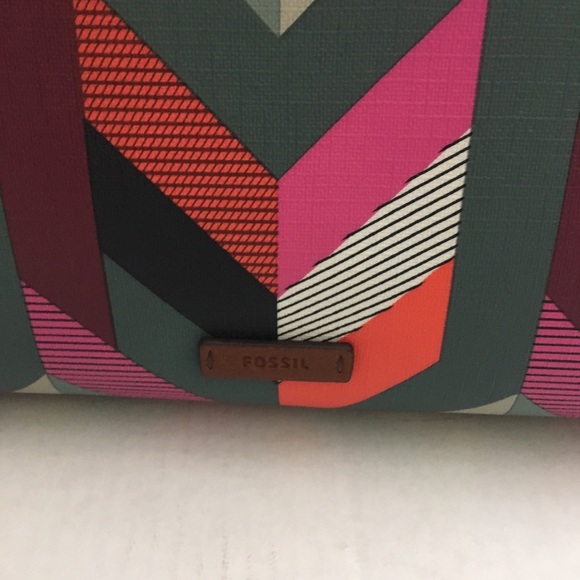 ⭐️NEW Fossil Fiona Chevron Satchel - Picture 2 of 8